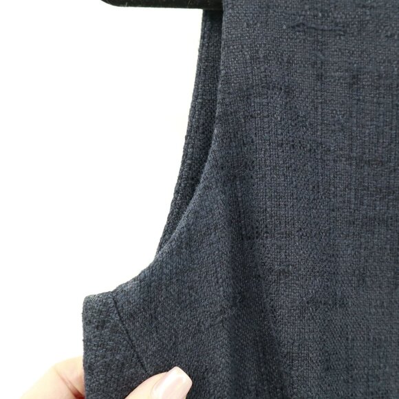 Tory Burch Mod‎ Clea Sheath Dress Womens 6 Navy Quiet Luxury Country Club Career - Picture 7 of 16